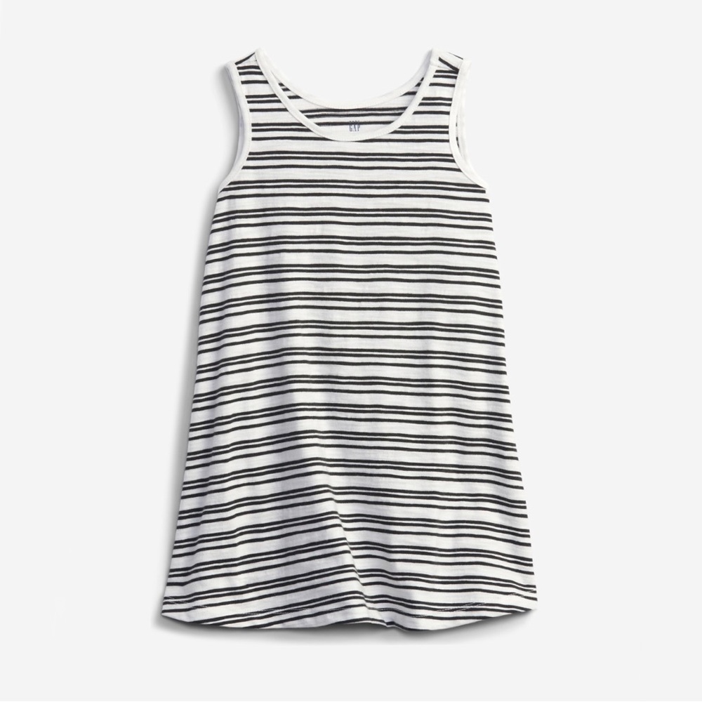 NWT Baby Gap Striped Dress 2T Toddler Girl New Neutral Stripes